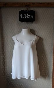 Torrid SOPHIE - IVORY DOUBLE LAYER CHIFFON SWING C